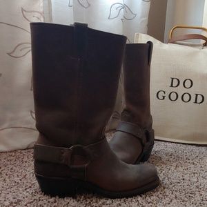 Frye harness boots